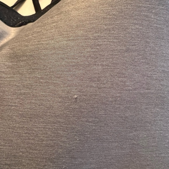 Hanes-X-Temp Strappy Pullover Wirefree Bra-G505 - Gray/Black - Size XL - Picture 2 of 5